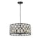 Z-Lite Dealey 5 Light Chandelier, Matte Black + Clear Crystal 6010-20MB - alternate 3
